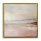 Stupell Industries Muted Landscape Pink Tides Floating Frame, design by Petal Prints Design